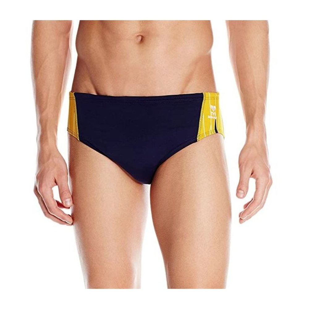 TYR Sport Men's Phoenix Splice  Racer Swimsuit Brief Size 34 L Swimwear NWOT